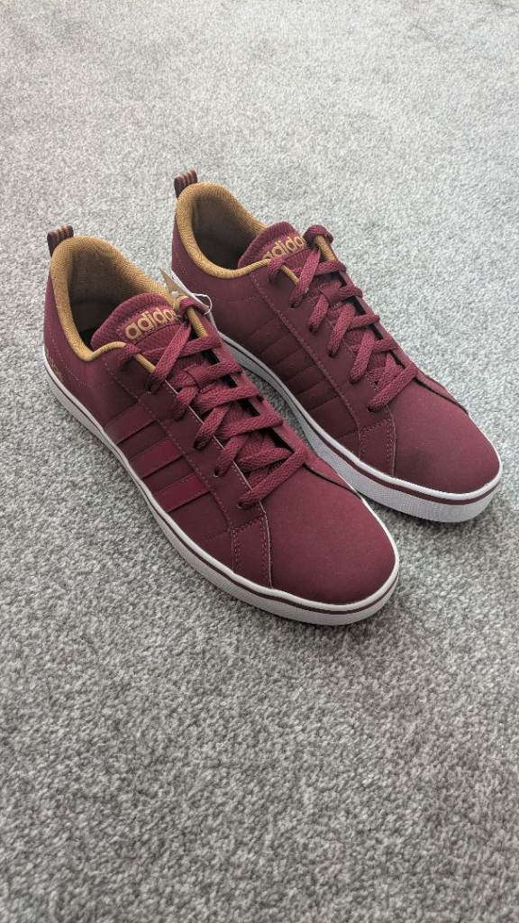 Adidas Trainers - Burgundy Red, Brand New with Tags