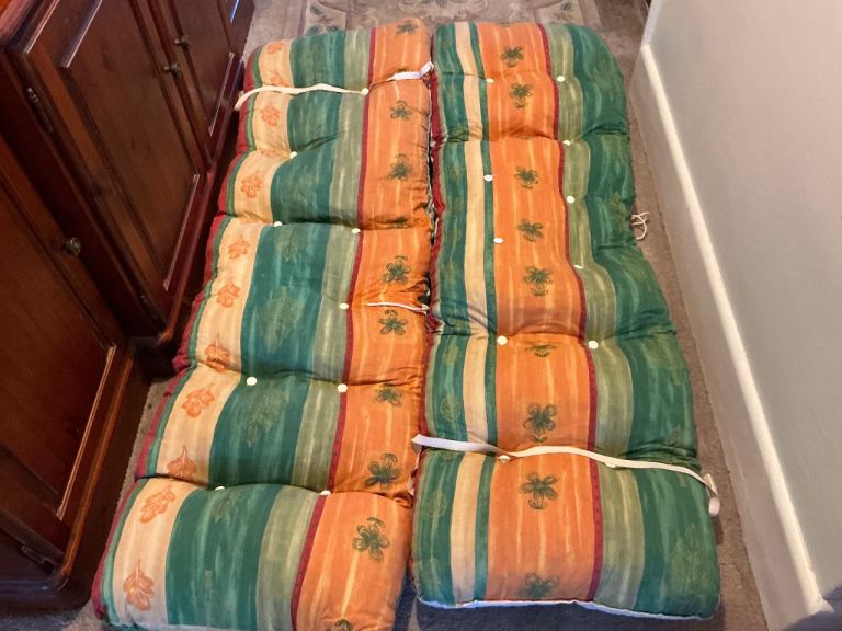 image for 2 Sunlounger Cushions FREE