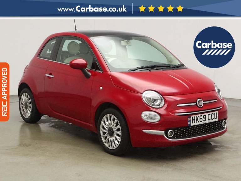 2019 Fiat 500 1.2 Lounge Hatchback 3dr Petrol Manual Euro 6 (s/s) (69 bhp) Hatchback PETROL Manual