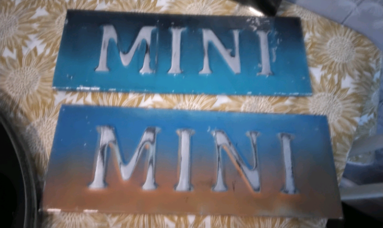 Mini car ? Plaque 36 x 14 cms cool man cave home bar display 