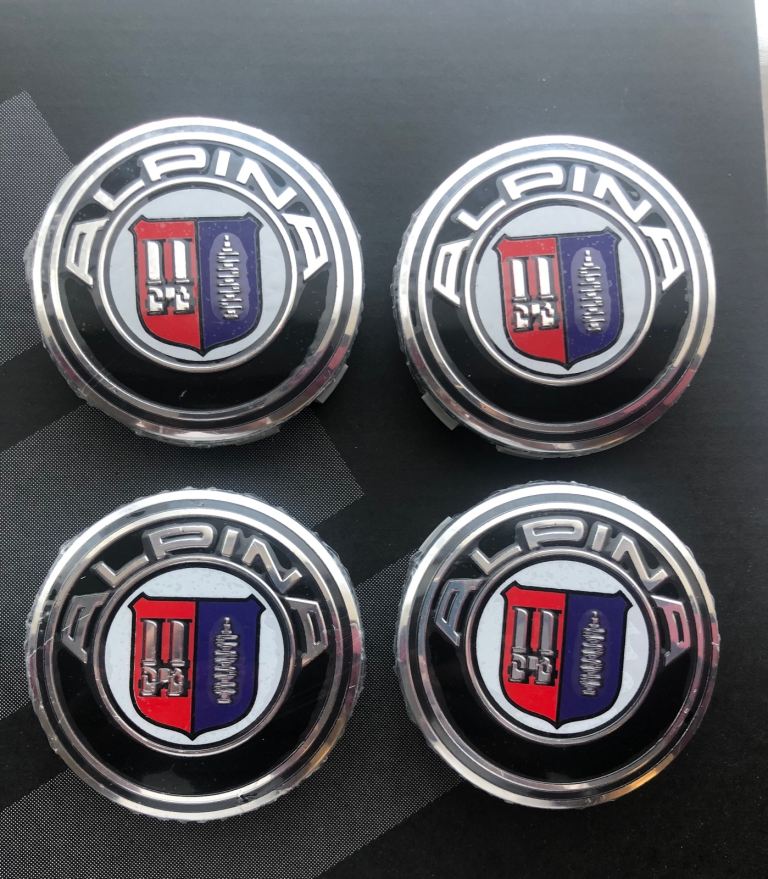 BMW Alpina 4* Alloy Wheel Centre Caps 68MM