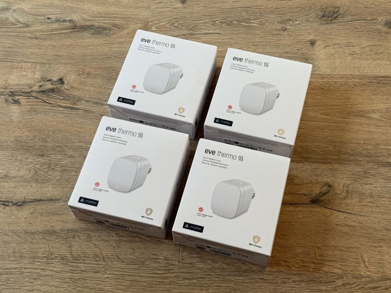 Eve Thermo Smart Radiator Valves (Thread/Matter) x4