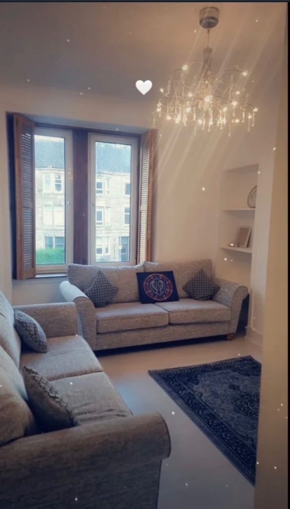 1 bed flat Bearsden road g131dh