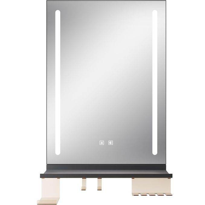 image for New Bathroom Mirror with with Removable Shelf 500 x 700mm