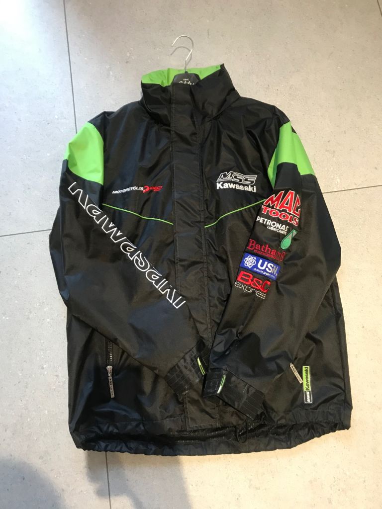 Kawasaki motorcycle jacket paddock jacket motorbike 