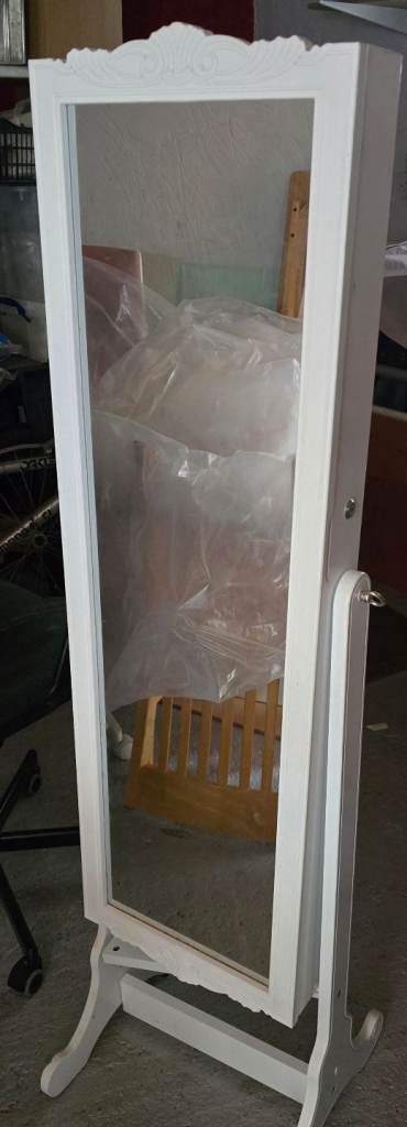 Full length Jewellery storage mirror 