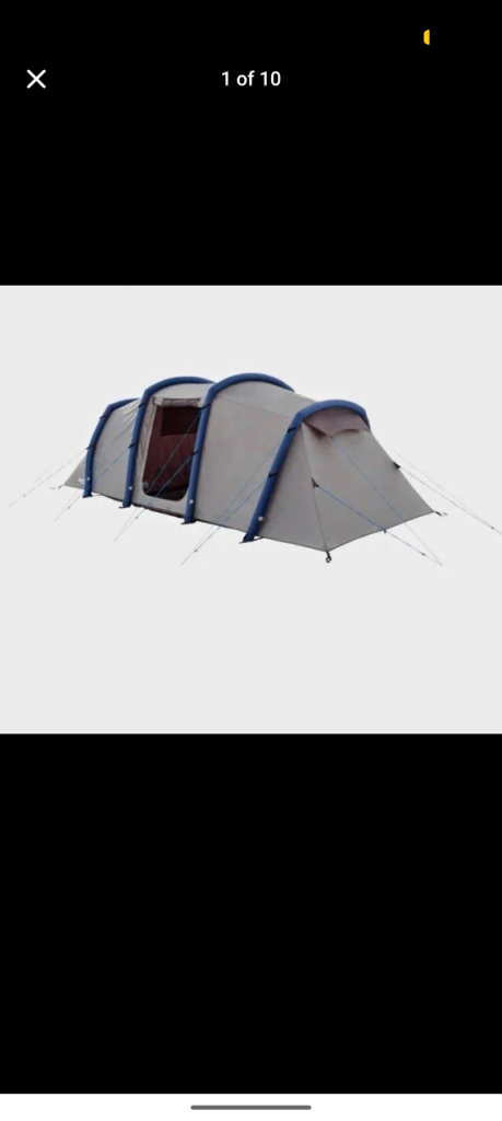 Inflatable 8 man tent