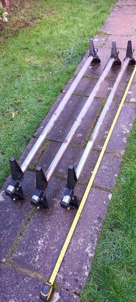 Rhino van roof ladder bars.