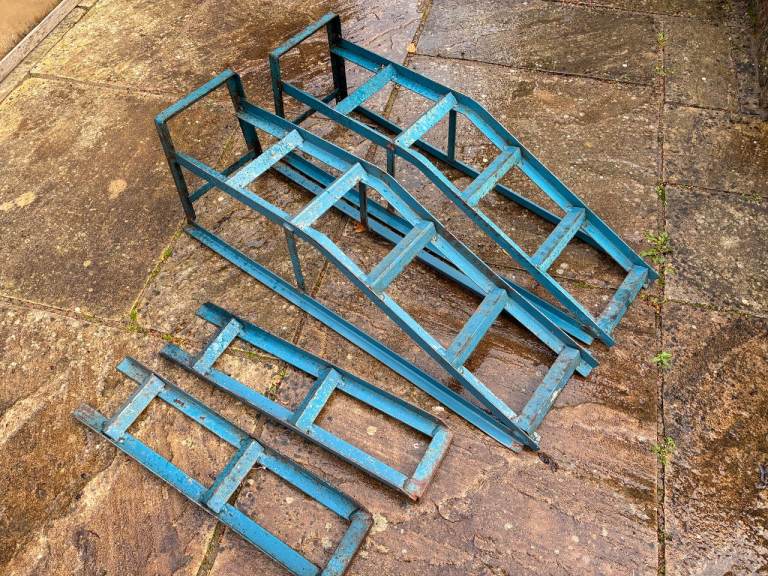 Car ramps with extenders