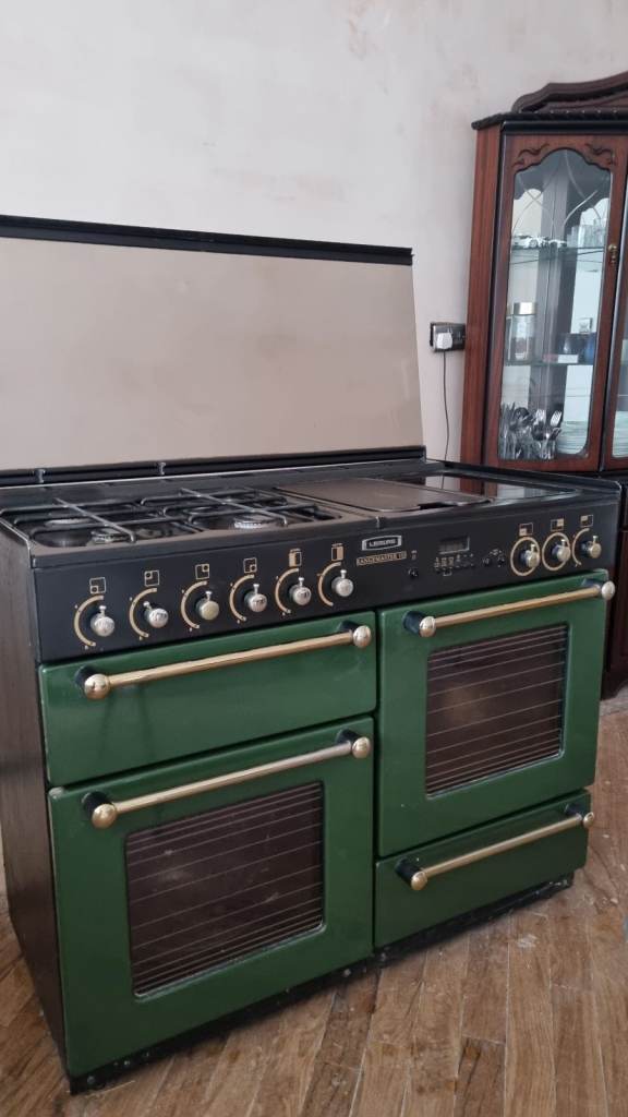 Rangemaster Range Cooker - Green and Black, Good Condition