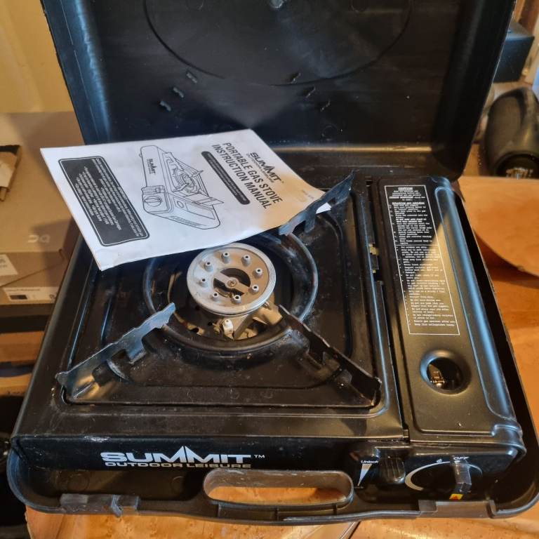 Summit Portable Gas Stove - Black, Good Condition