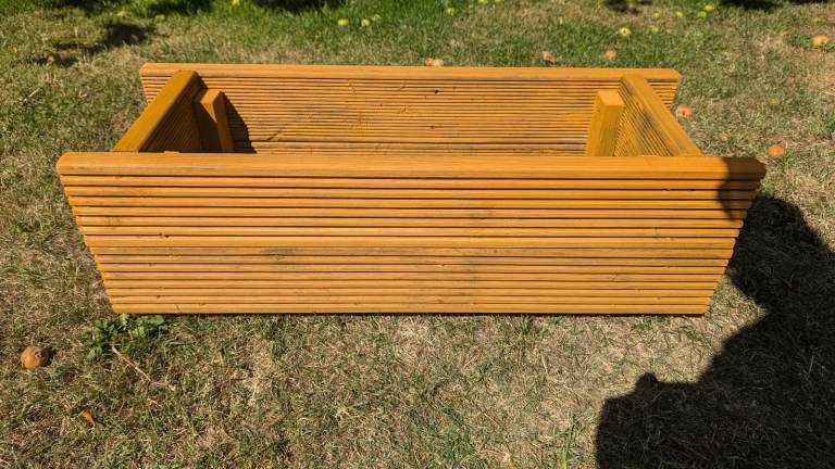 image for Sturdy wooden planter trough 