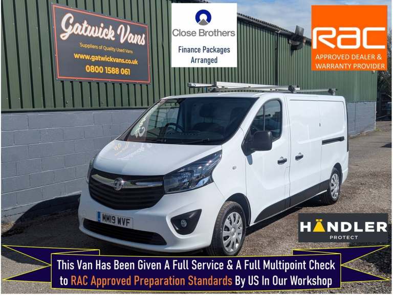 2019 Vauxhall Vivaro 2900 1.6CDTI BiTurbo 125PS Sportive H1 Van PANEL VAN Diesel Manual