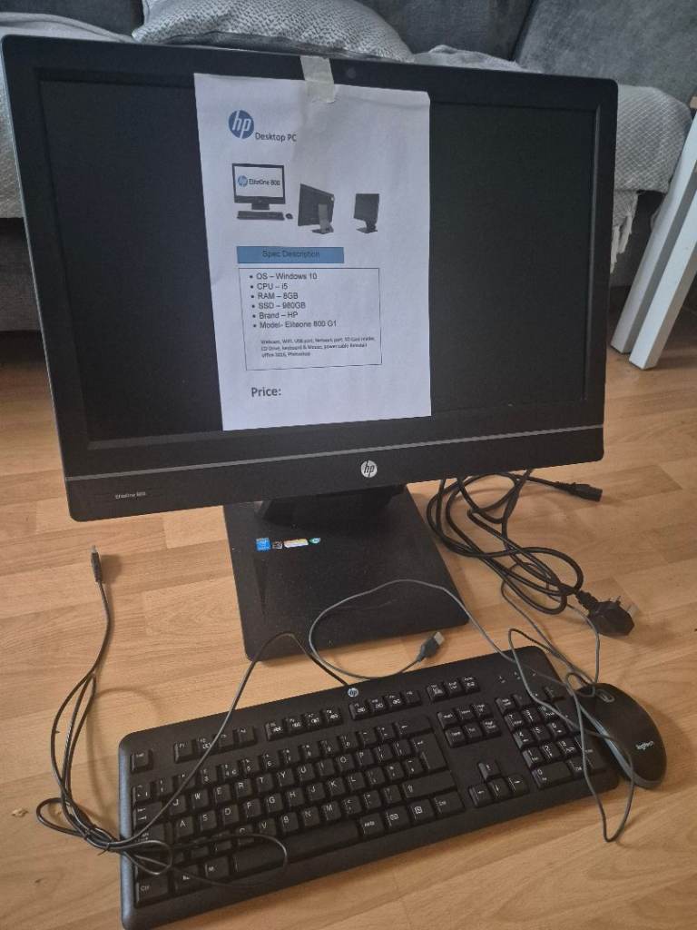 HP Desktop pc only £65 eliteone 800