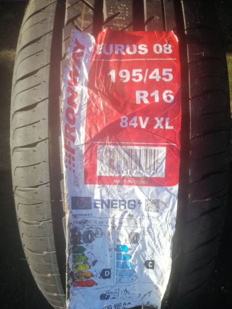 New tyre