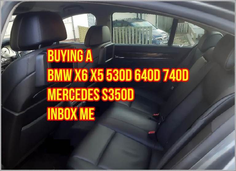 BUYING a BMW X6 X5 530d 640d 740d Mercedes S350d Inbox Only