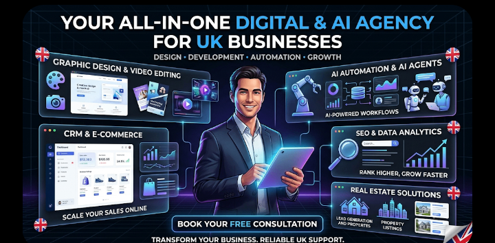 ALL-IN-ONE DIGITAL & AI SERVICES FOR UK BUSINESSES 🇬🇧