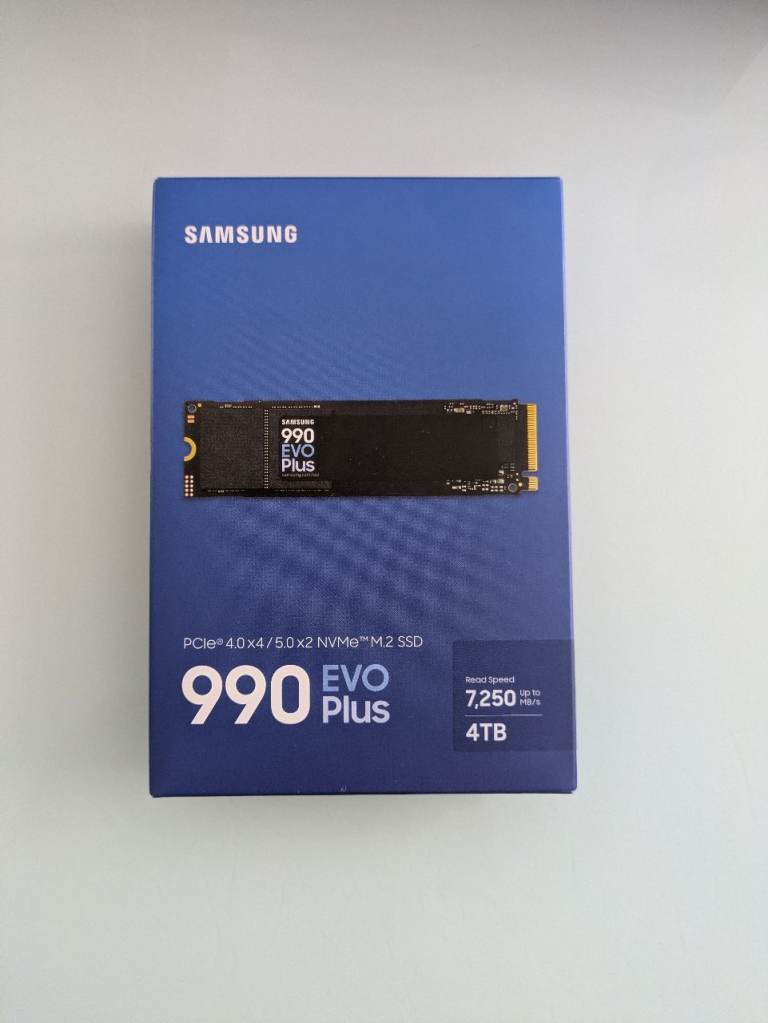 Samsung 990 EVO Plus 4TB NVMe M.2 SSD - Brand New