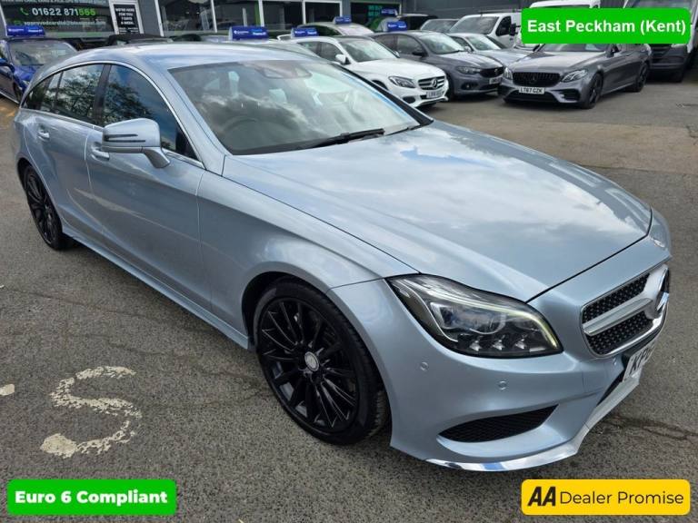 2014 Mercedes-Benz CLS 3.0 CLS350 BlueTEC AMG Line in Silver with 84,000 miles, full history, ULE...