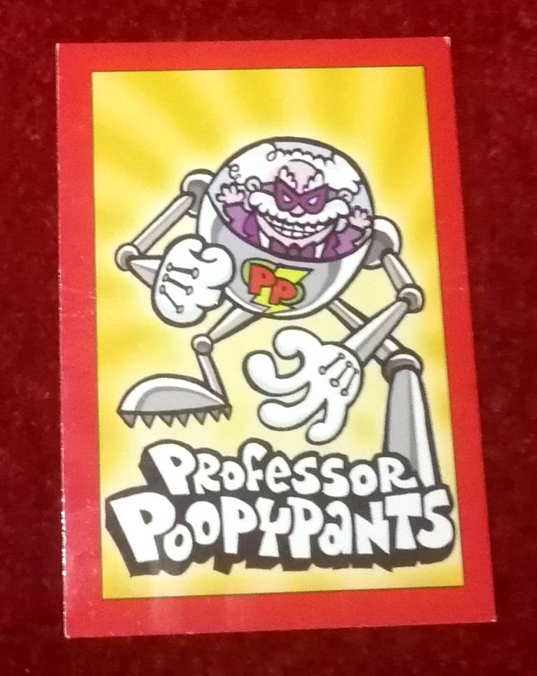 9 x Captain Underpants Collectible Cards Numbered 3 to 11 Scholastic 2010