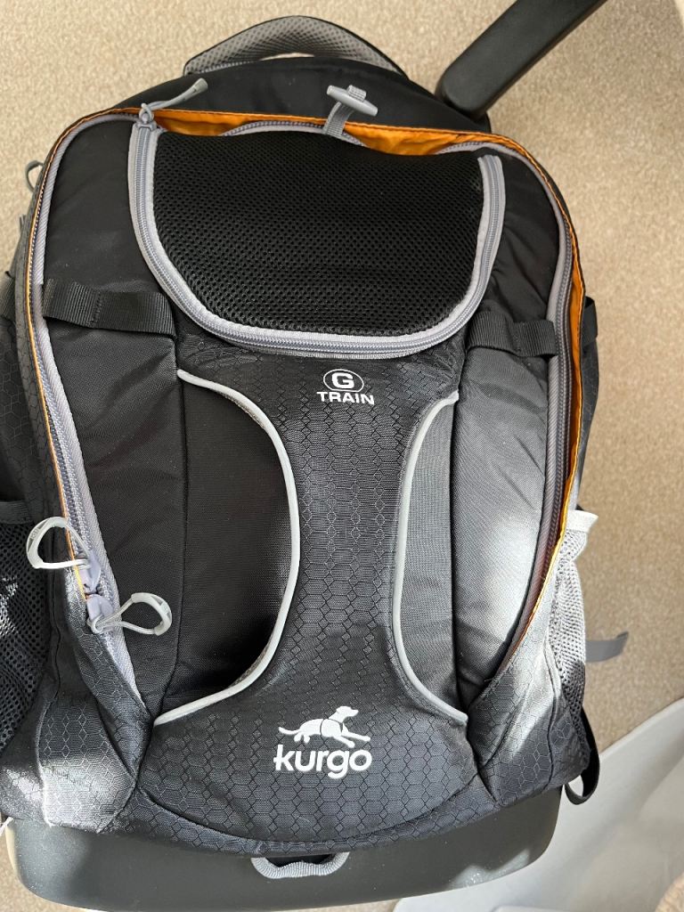 RRP £107+ Kurgo dog Gtrain airline approved backpack dog carrier