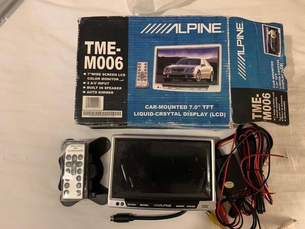 Alpine single screen 