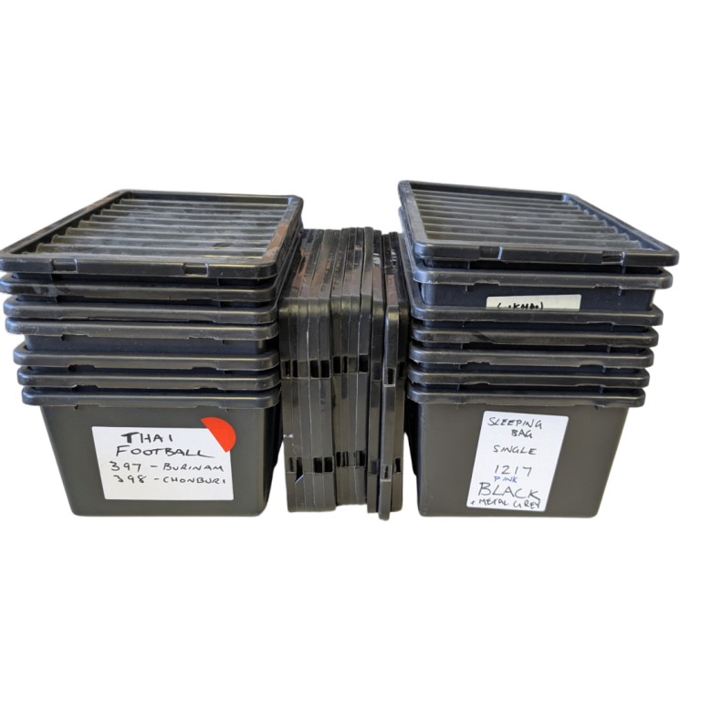 Storage boxes from local company