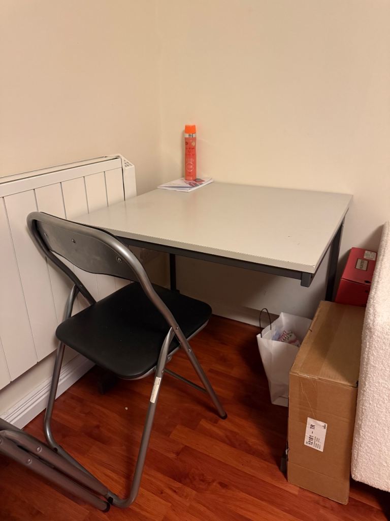 Small Grey Desk – Good Condition