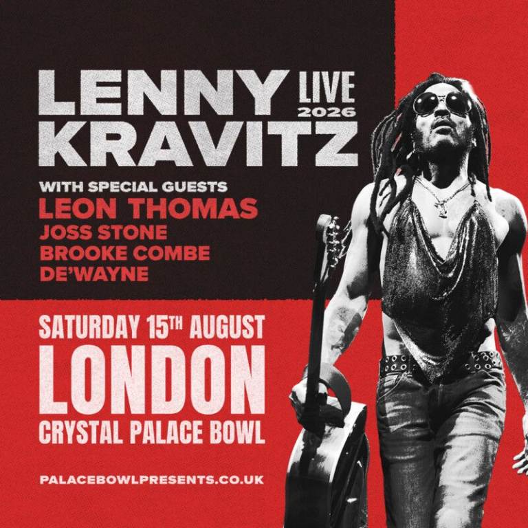 Lenny Kravitz Crystal Palace- Saturday 15th August 