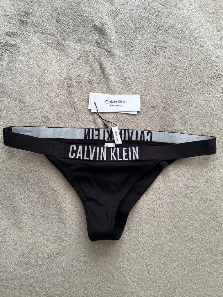 Calvin Klein Sport Black Thong – Brand New with Tags
