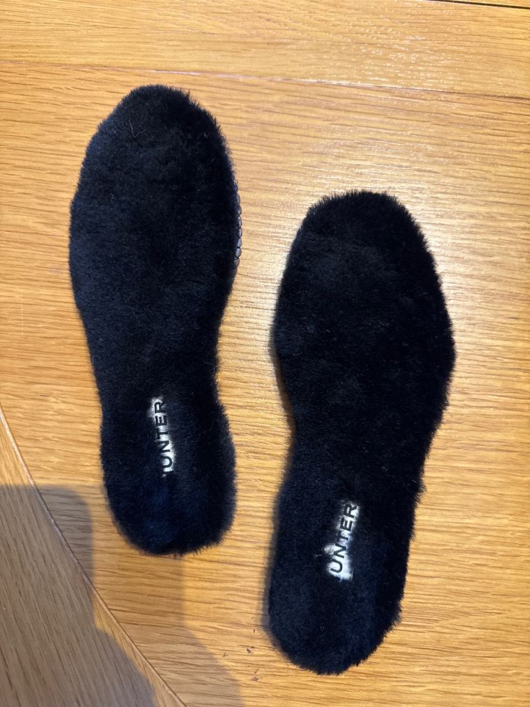 Hunter shearling wool insoles, children's size uk12 