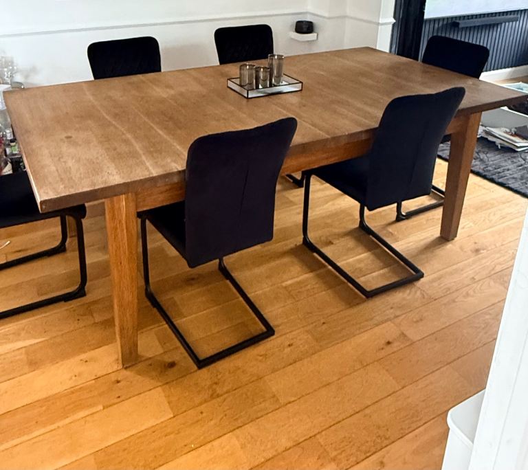 Solid Oak Extendable Dining Table –  Chairs NOT Included