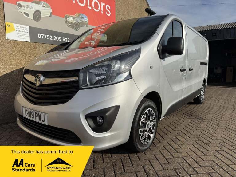 2019 Vauxhall Vivaro 2900 1.6CDTI 120PS Sportive H1 Van PANEL VAN DIESEL Manual