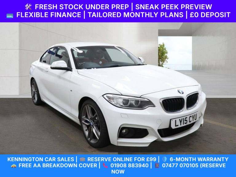 2015 BMW 2 Series 220d [190] M Sport 2dr Step Auto COUPE DIESEL Automatic