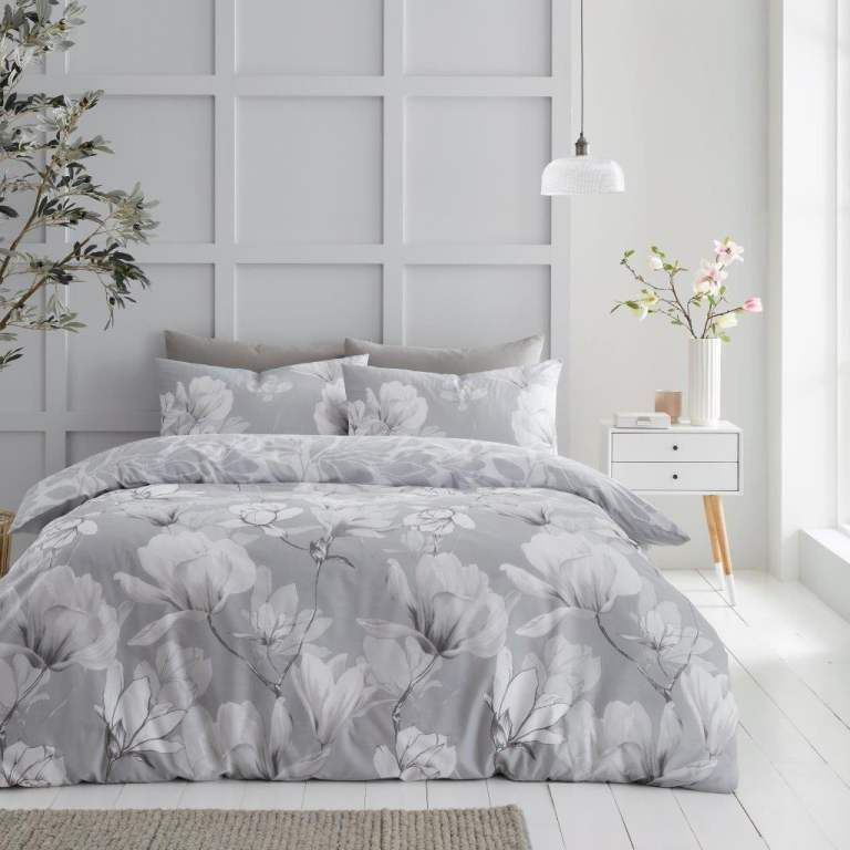 Gorgeous Grey Floral Bedding Sets - Bulk Job Lot for Resellers! 🌟