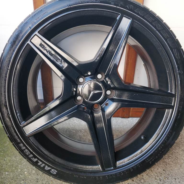 MERCEDES AMG 8.5J X 19 ALLOY WHEEL WITH TYRE TO FIT C, E, S GLA, GLB, GLS CLASS