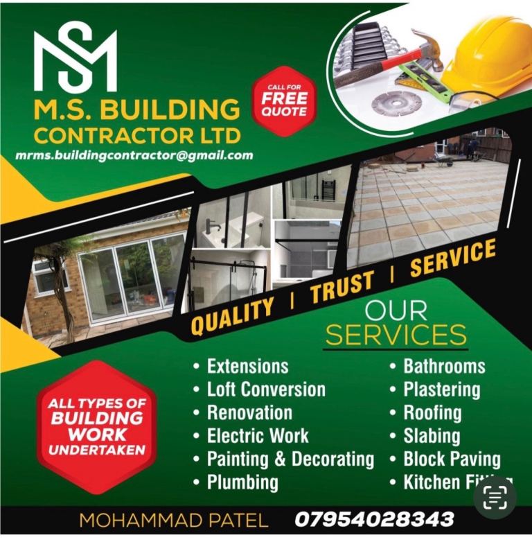 All aspects of building works undertaken quality and competitive price