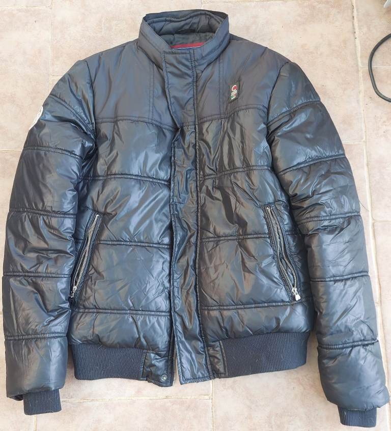 CROSSHATCH BLACK PUFFER JACKET