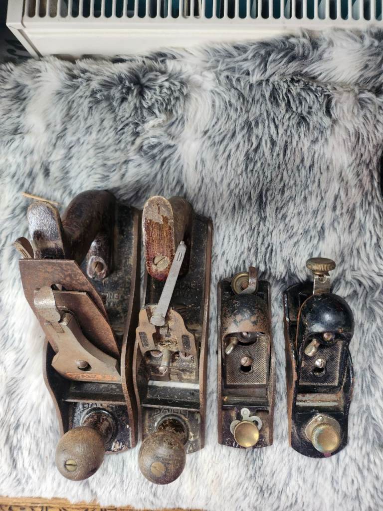 Vintage Stanley hand planes - Bailey model