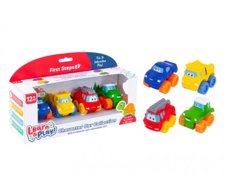 First Steps Learn & Play Character Car Collection - New