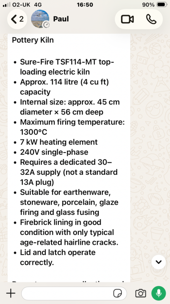 Sure-Fire TSF114-MT Top-Loading Electric Pottery Kiln 114L