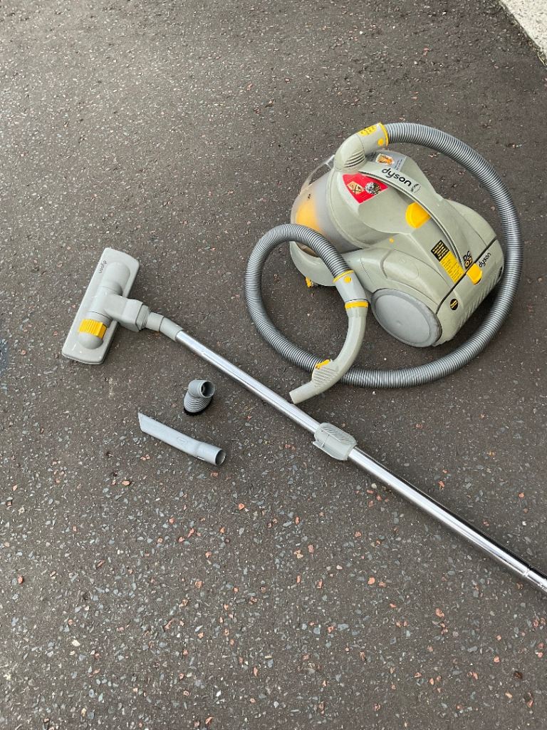 Dyson DC02 Vacuum Cleaner - Grey/Yellow, Good Condition