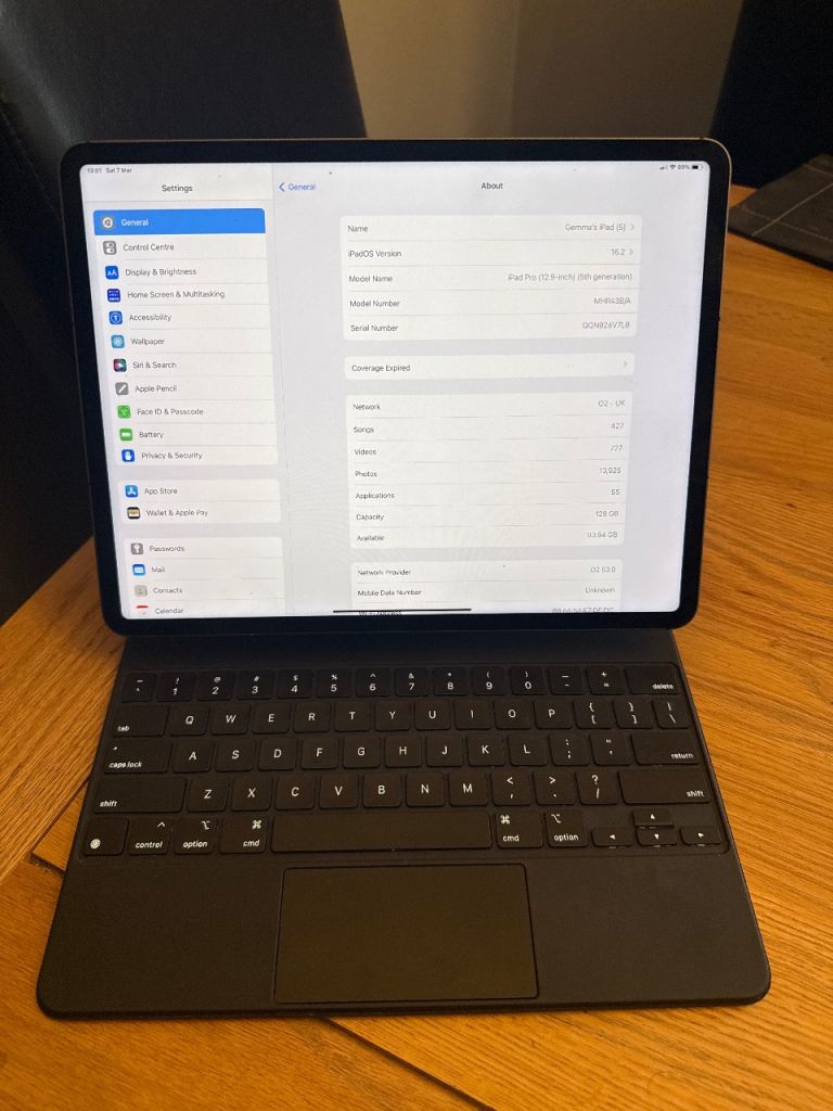 iPad Pro 12.9 inch 5th Gen 