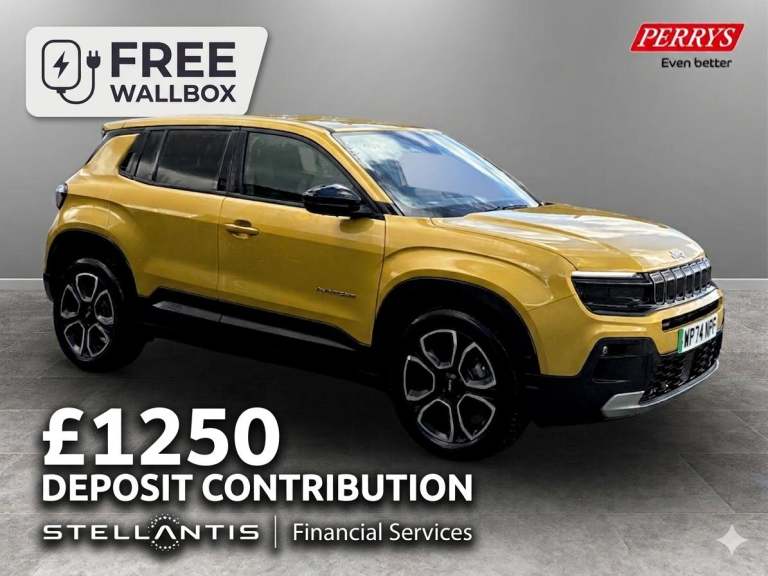 2025 Jeep Avenger 115kW Summit 54kWh 5dr Auto Hatchback ELECTRIC Automatic