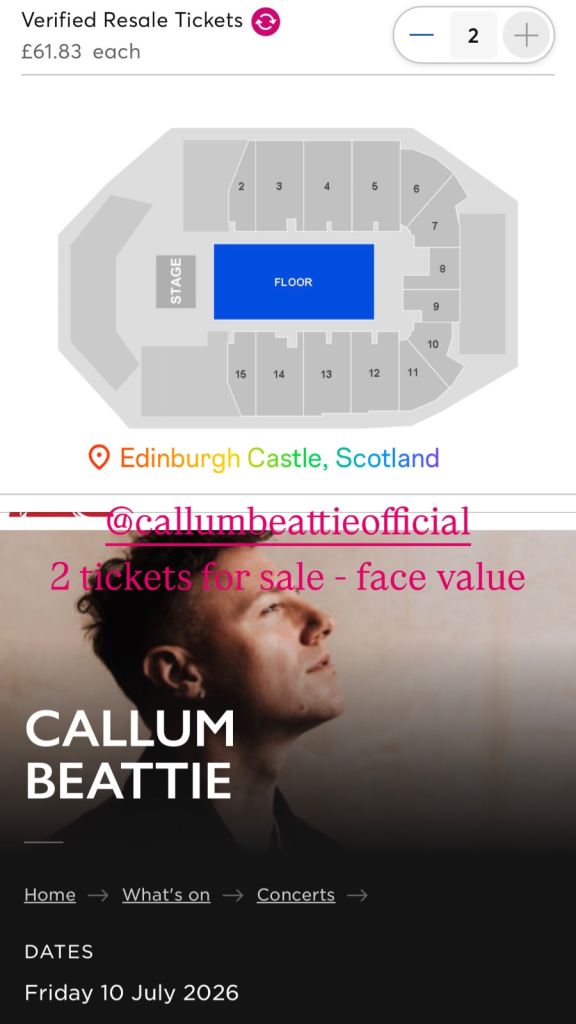Calum Beattie **OPEN TO OFFERS**