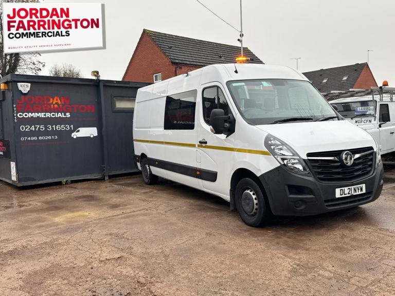2021 VAUXHALL MOVANO L3H2 7 SEAT WELFARE VAN WITH AIR-CON ULEZ *ONLY 48K MILES*
