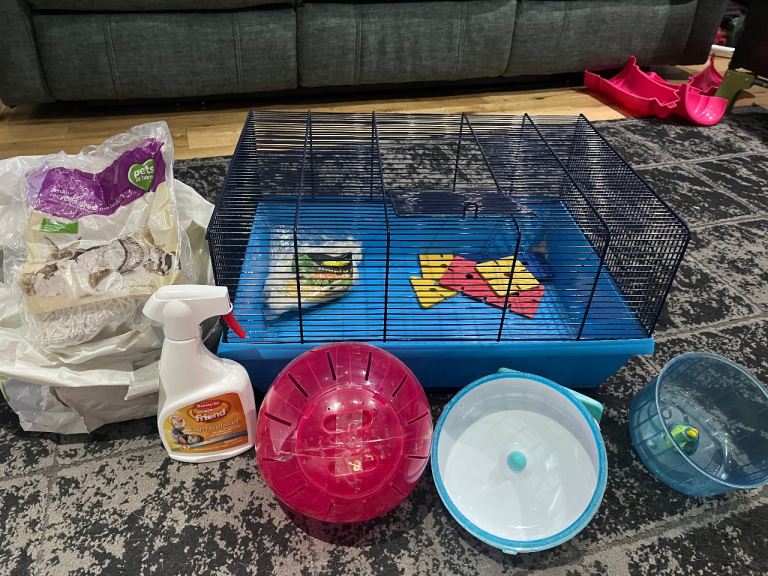 Hamster cage plus lots of extras 