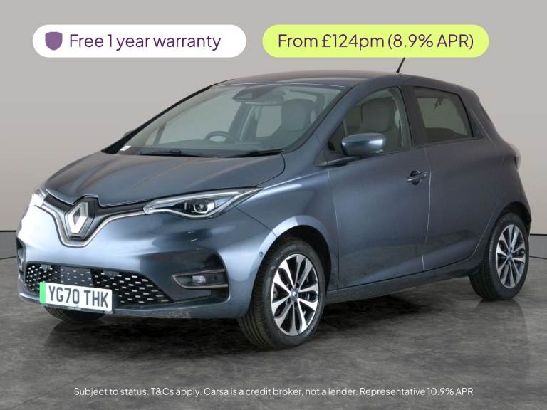 2020 Renault Zoe R135 52kWh GT Line Hatchback 5dr Electric Auto (i) (134 bhp) - BLIND SPOT A Hatc...