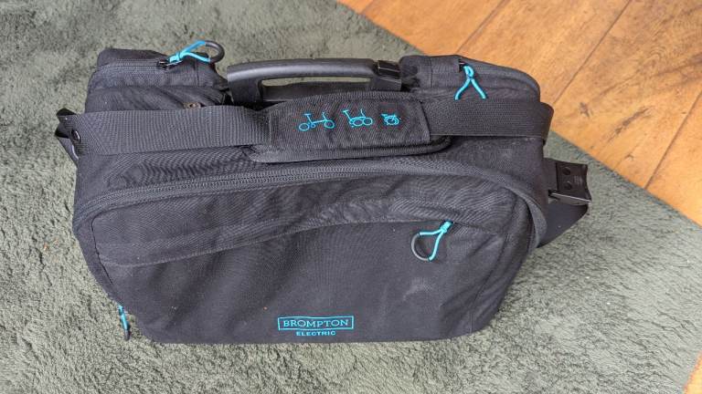 Brompton City Electric Front Carrier Bag – Black, Hardly Used
