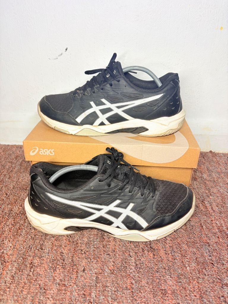 Men’s Black ASICS Running Trainers UK 9